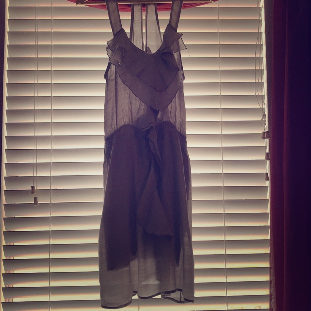 Grey mini dress